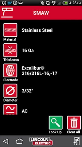 Weld Parameter Guide截图2