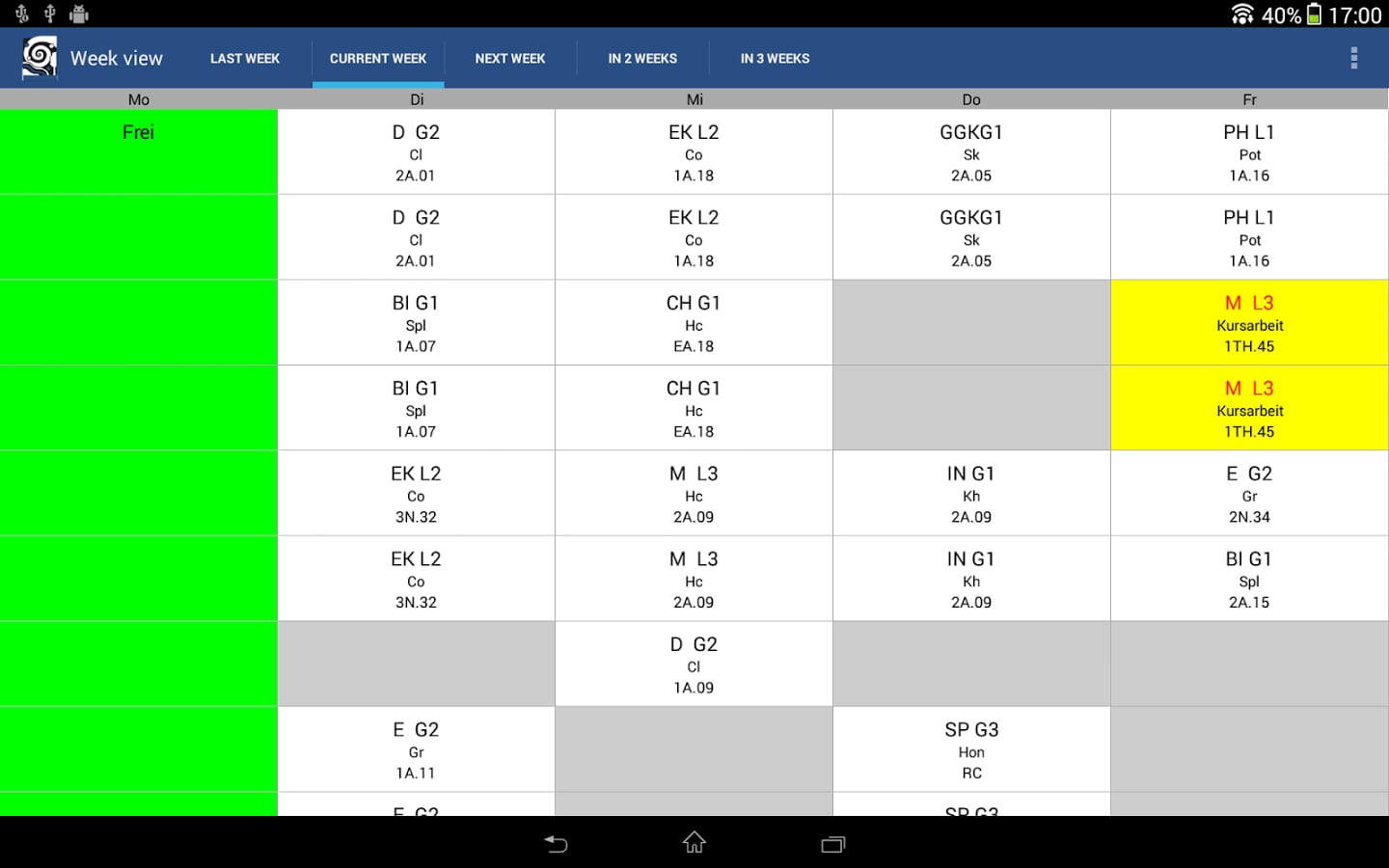 Timetable OHG Landau截图5