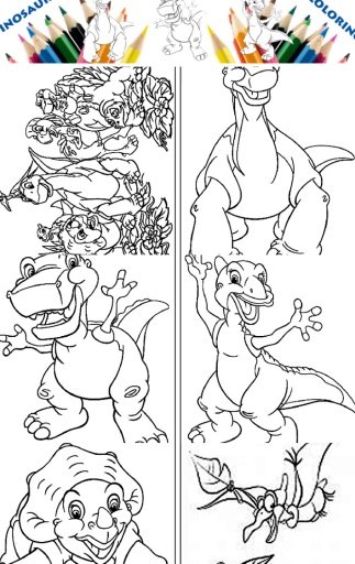 Dinosaurs Coloring For Kids截图2