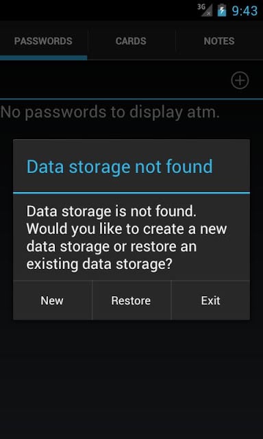 Password &amp; Data Storage截图7