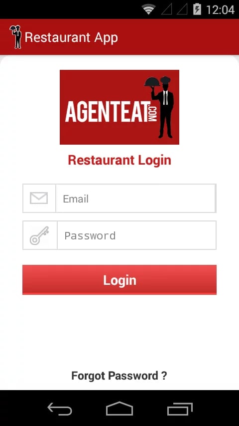Agent Eat Restaurant App截图1