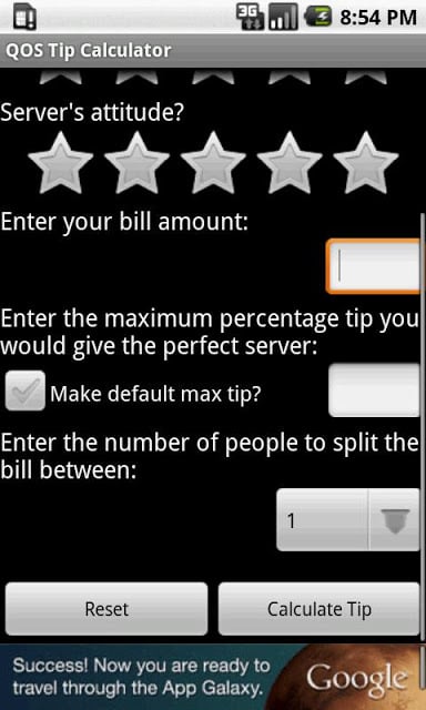 QOS Tip Calculator (Ad Free)截图7