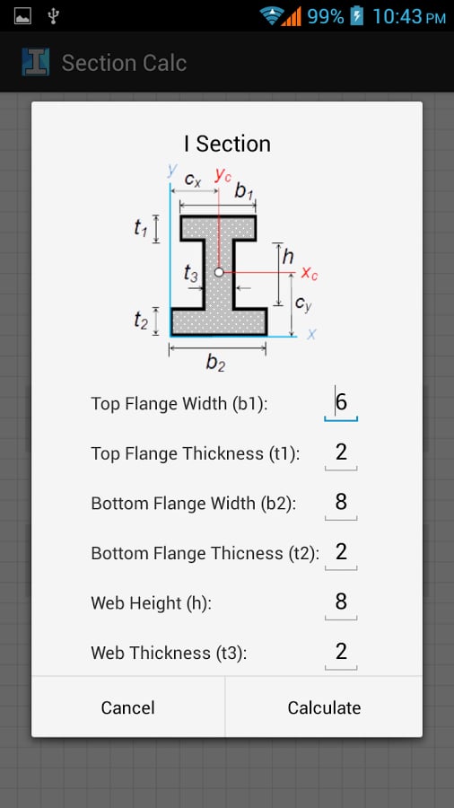 Section Calc截图1