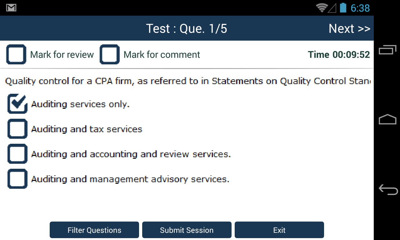 CPA Audit Exam Online Fr...截图5