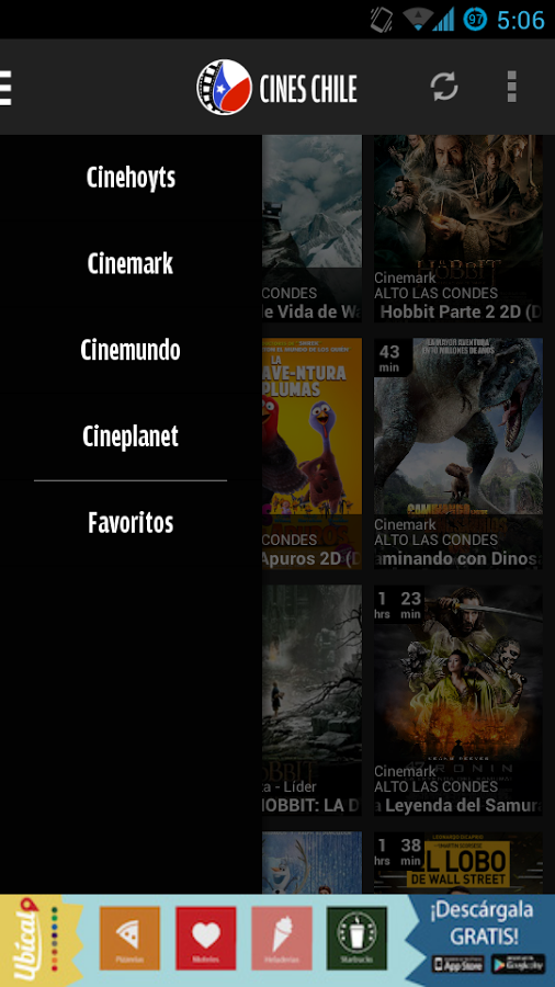 Cines Chile截图2