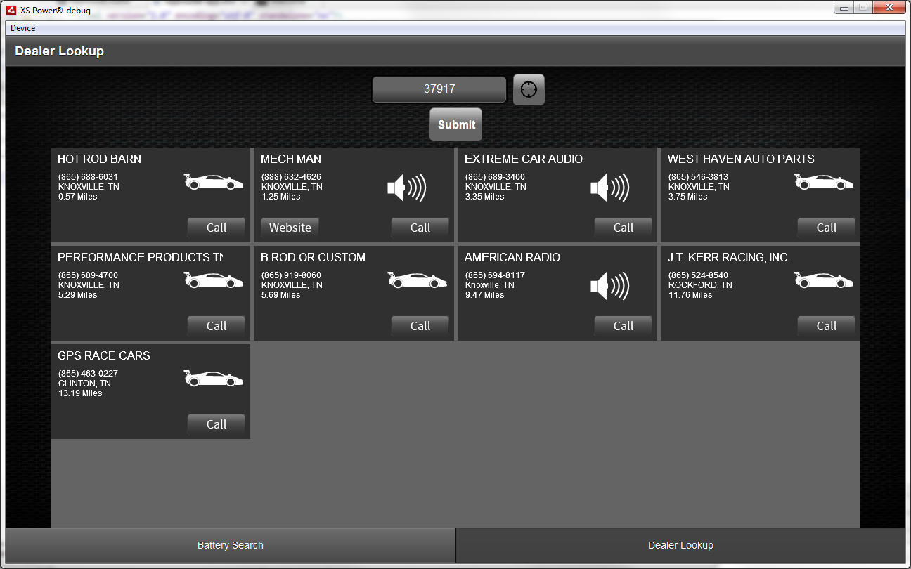 XS POWER® BATTERY SEARCH 2.0截图1