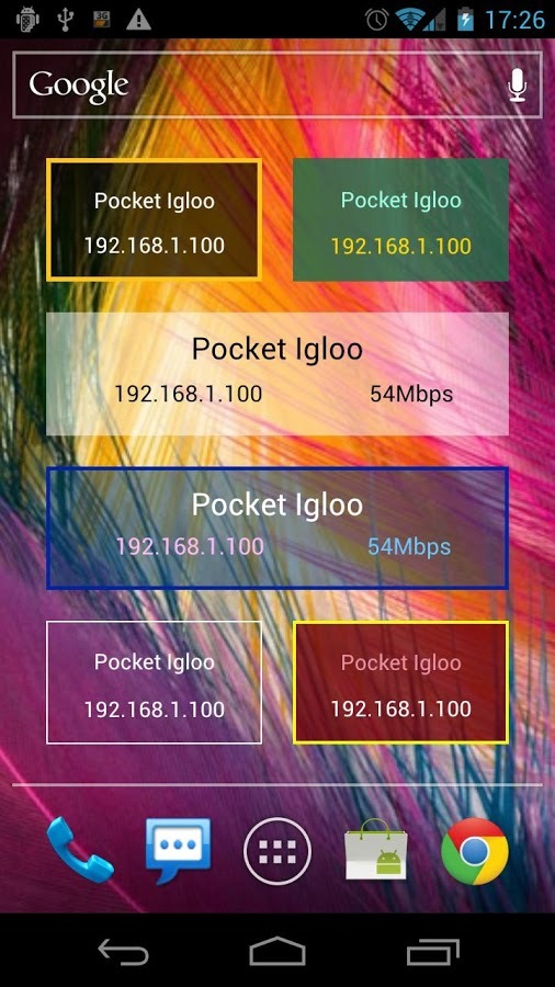 Igloo IP Widget截图3