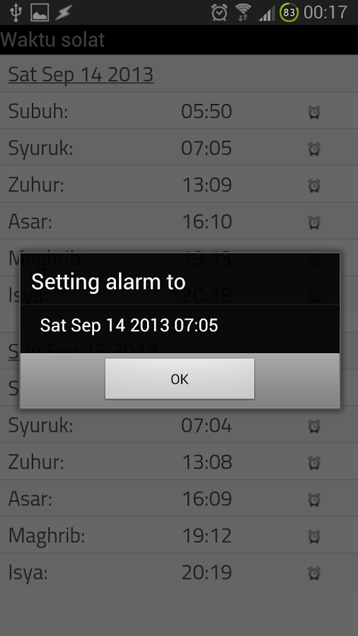 Waktu solat截图5