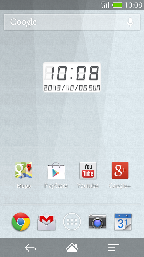 LED clock widget B-Me Clock截图1