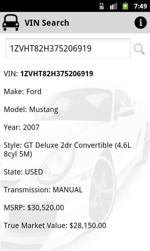 Vehicle Value Evaluator截图3