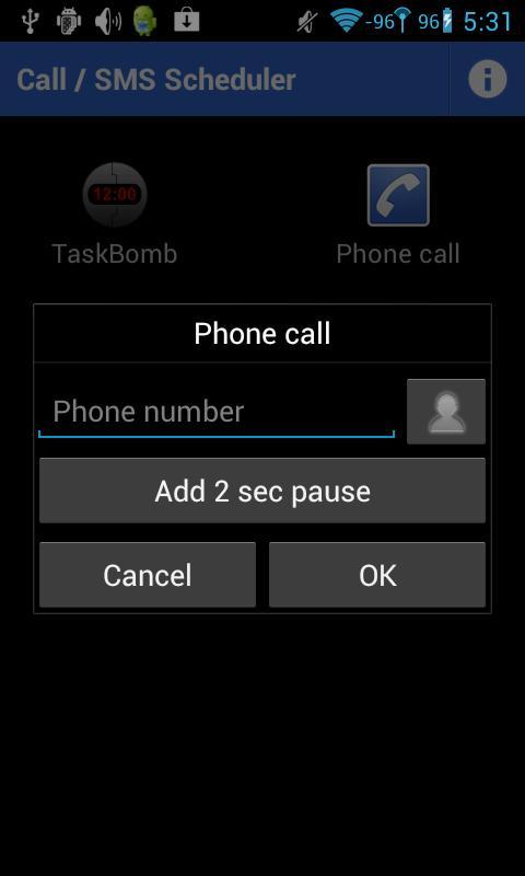 Call / SMS Scheduler截图1