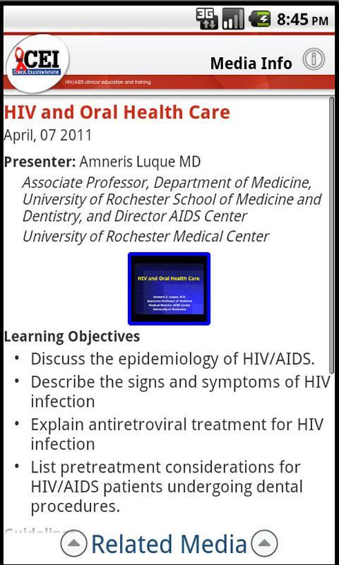 CEInema:HIV Clinical Education截图5