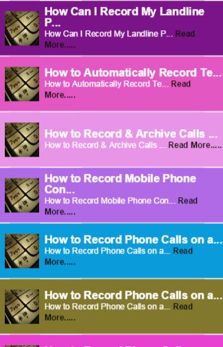 Automatic Call Recorder guide截图1