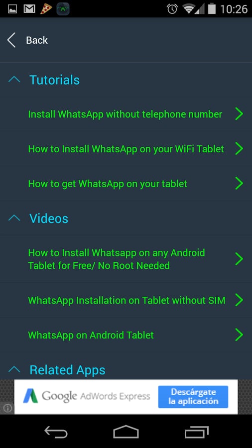 Install Whats App Tablet...截图3