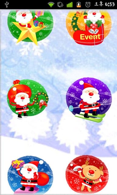 Christmas Sticker Widget Seven截图3