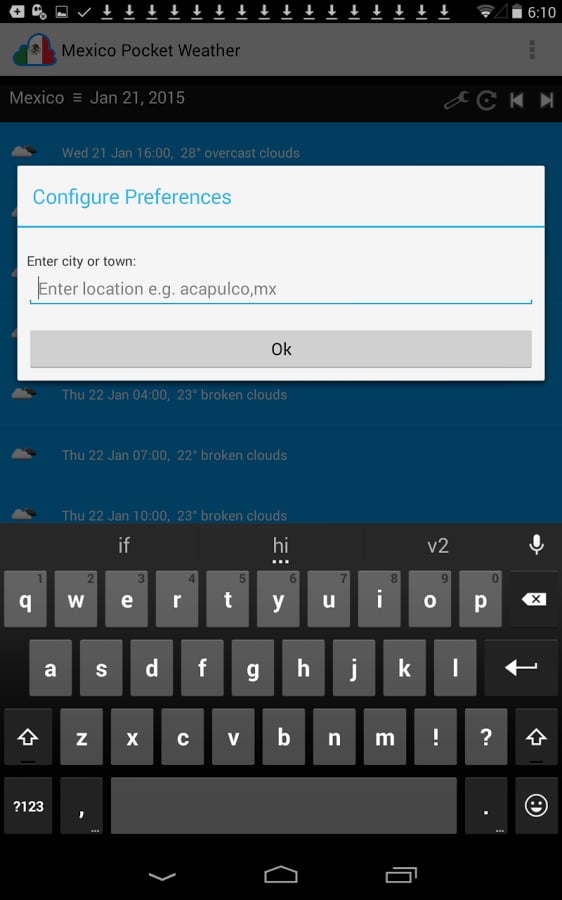 Mexico Pocket Weather截图1