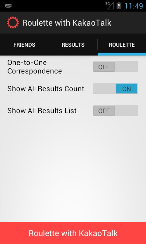 Roulette with KakaoTalk截图1