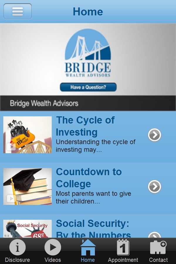 Bridge Wealth Advisors截图1