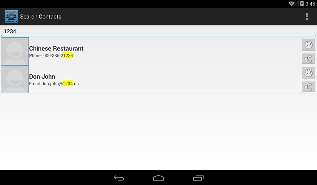 Search Contacts截图7