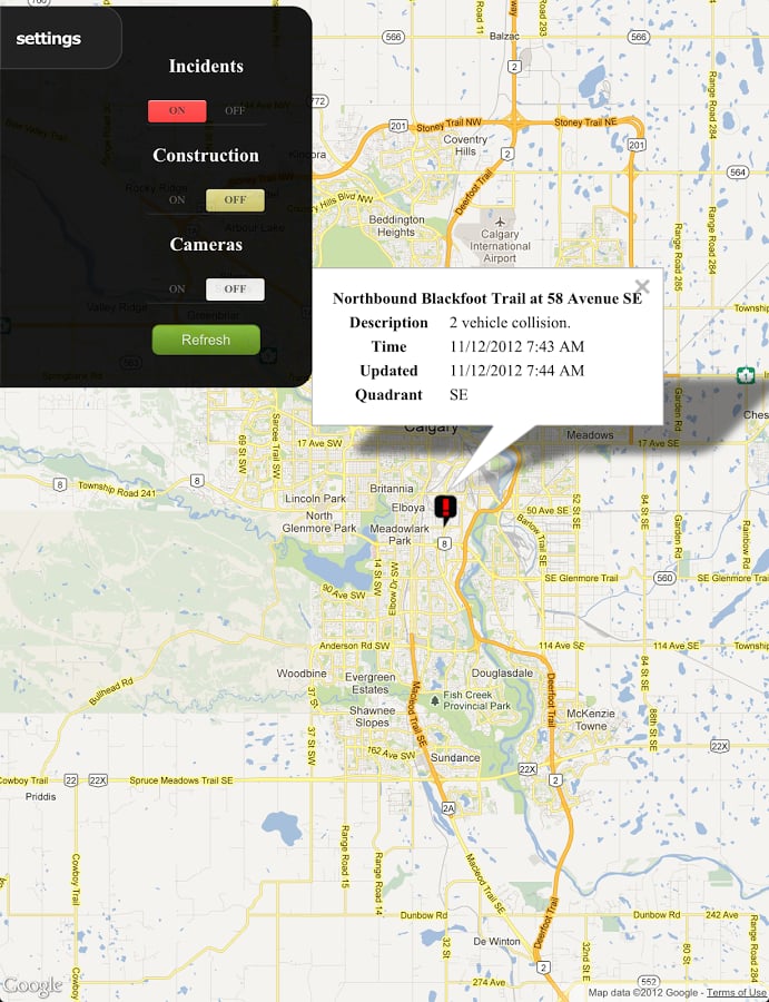 Calgary Live Traffic截图6