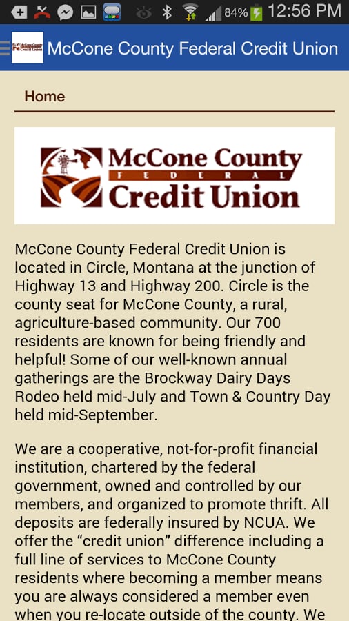 McCone County FCU App截图3