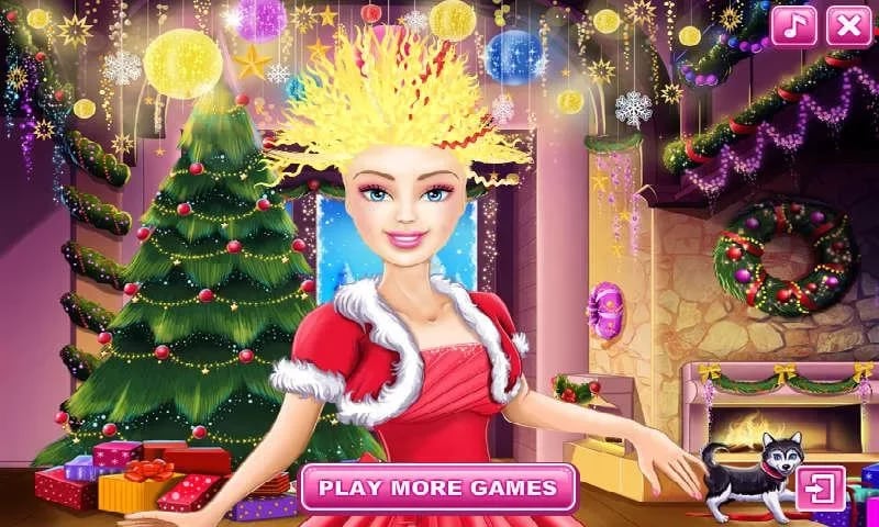 Christmas Barbie Hair Sa...截图6