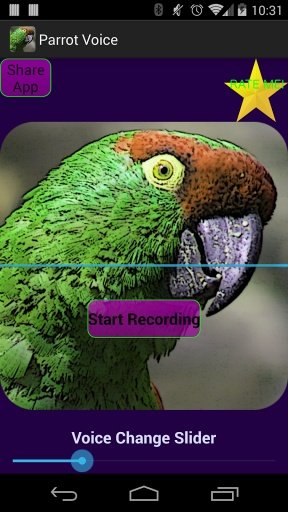 Repeating Parrot Voice Changer截图1