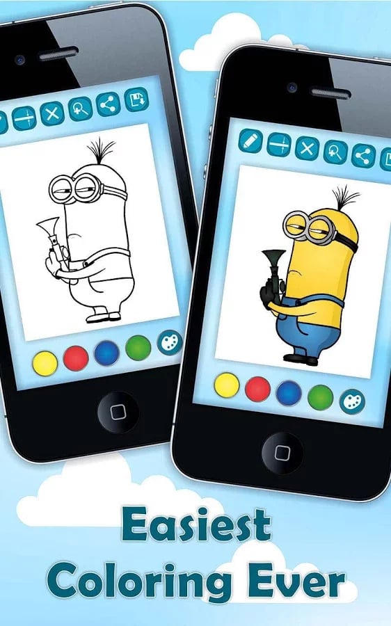 Coloring Pages Minions E...截图2