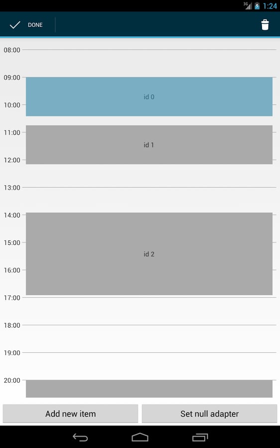 Schedule View Demo截图4