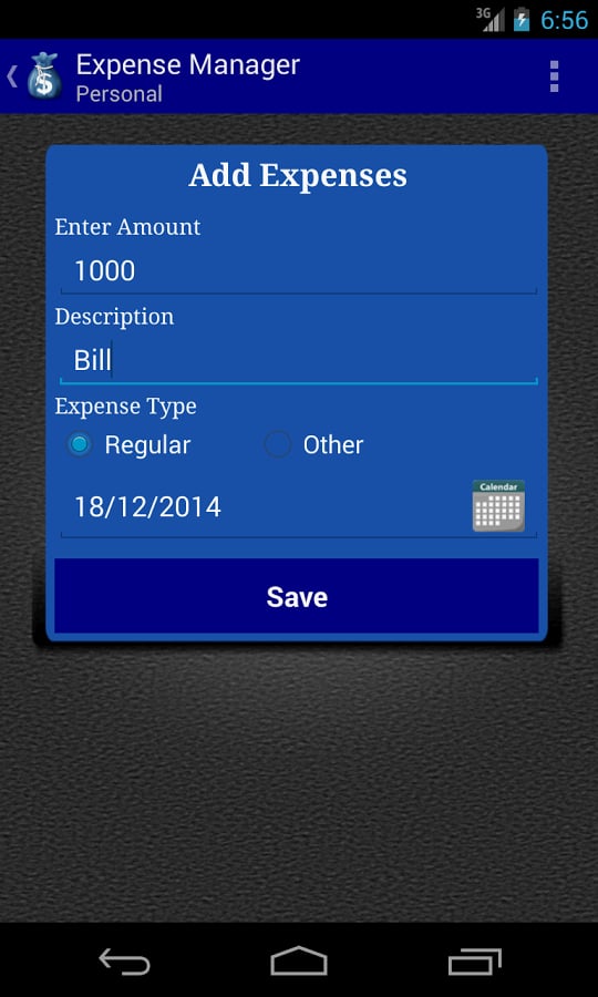 Expense Tracker Engine截图4