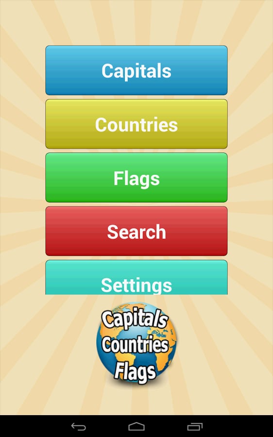 Capitals Countries Flags截图5