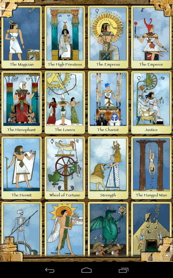 Egypt Tarot截图10