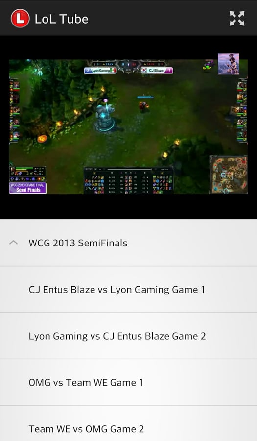 LoL Tube - Watching WCG ...截图3