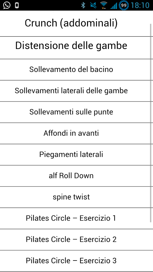 Esercizi di Pilates截图3