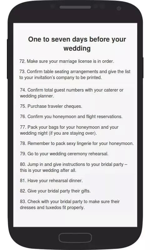 101 Wedding Planning Tips截图2