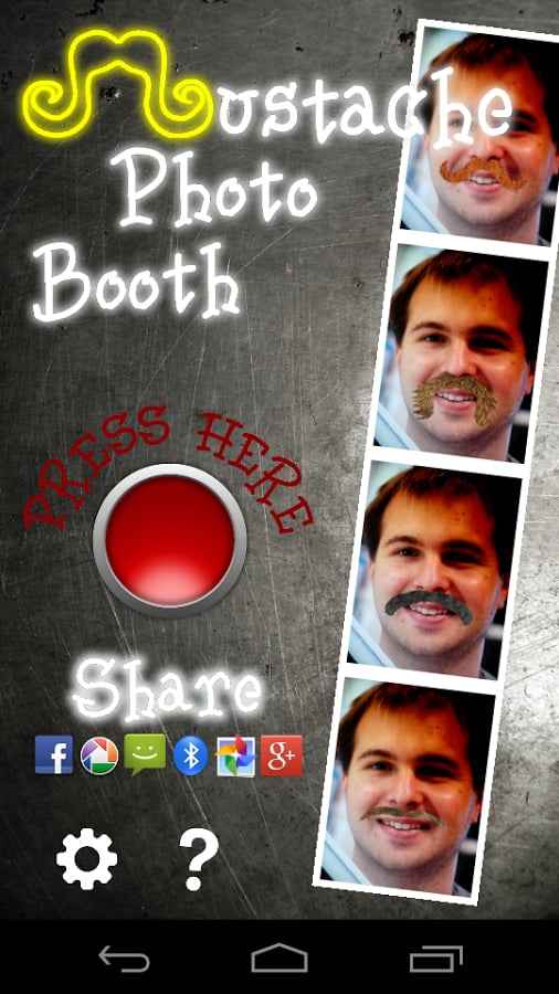 Mustache Photo Booth截图5