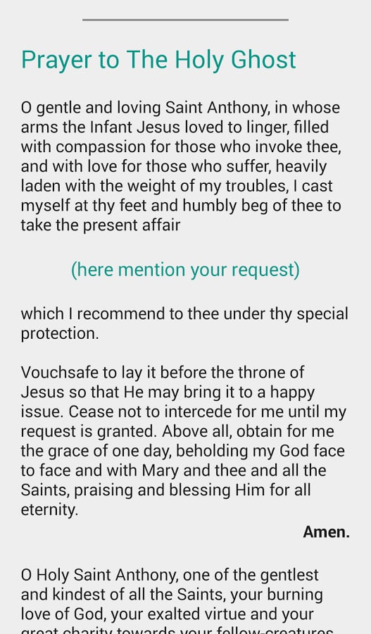 Novena in Honour of St. Anthony截图2