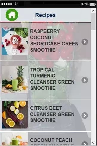 Green Smoothie Recipes截图2