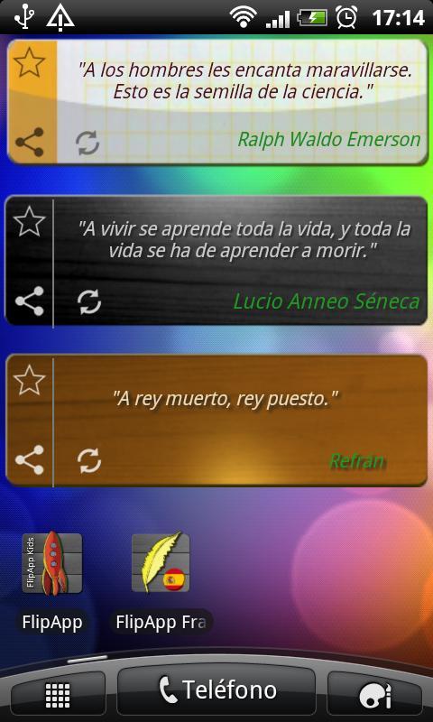 FlipApp Famous Quotes Spanish截图6