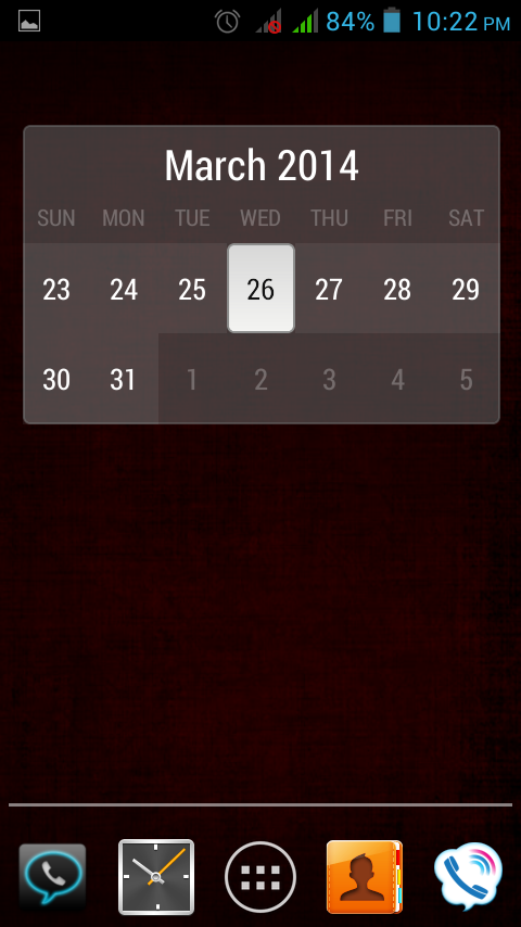 Calendar Widget截图1