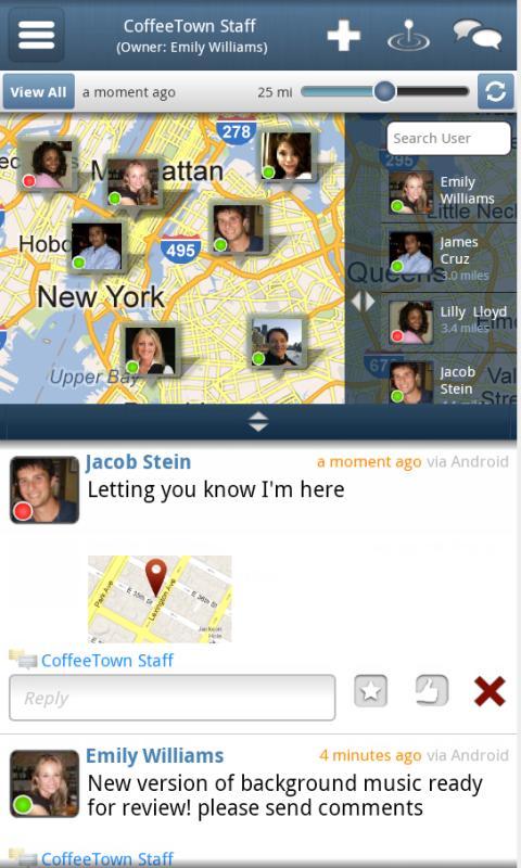 Zlitter GPS Tracking Chat截图1