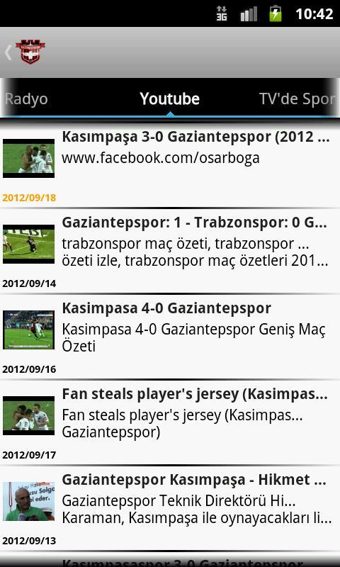 Gaziantepspor Haber截图5