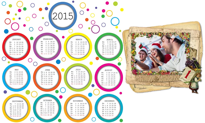 2015 Calendar Photo Frames截图1