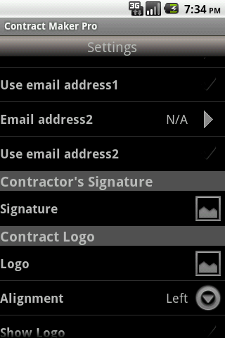 Contract Maker Pro Lite截图2