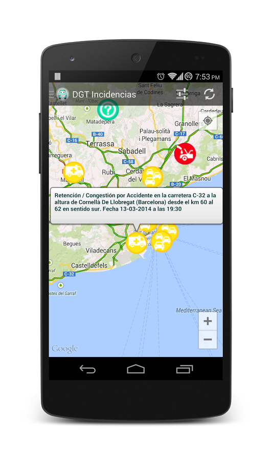 DGT Incidencias de trafico截图1