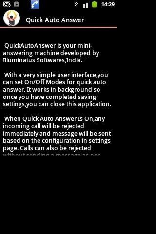 Quick Auto Answer截图2