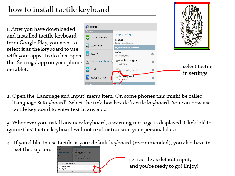 tactile keyboard - free截图8