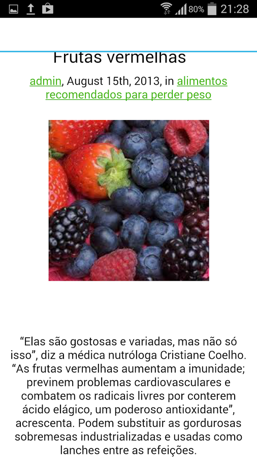 Alimentos para emagrecer截图1