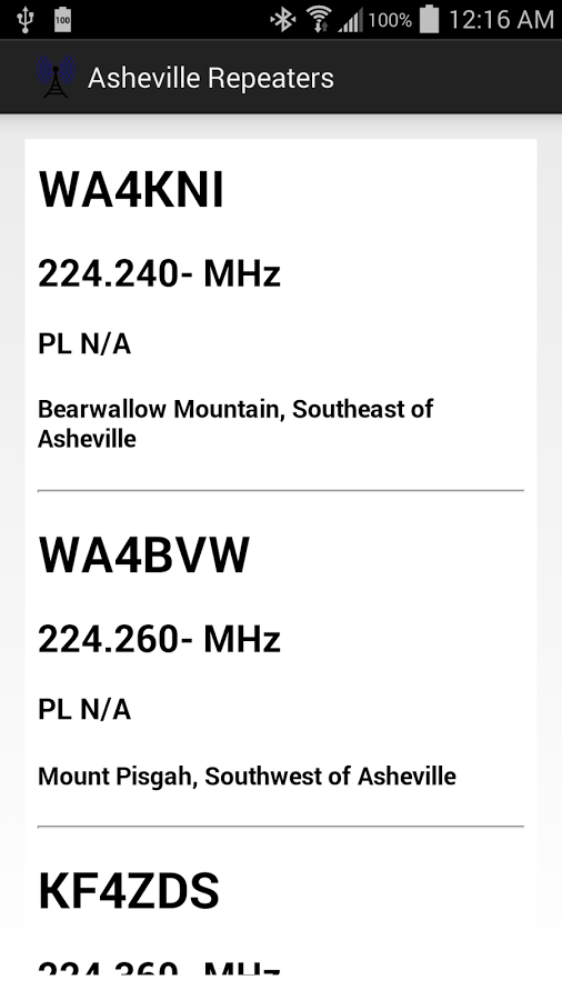 Asheville Repeaters截图1