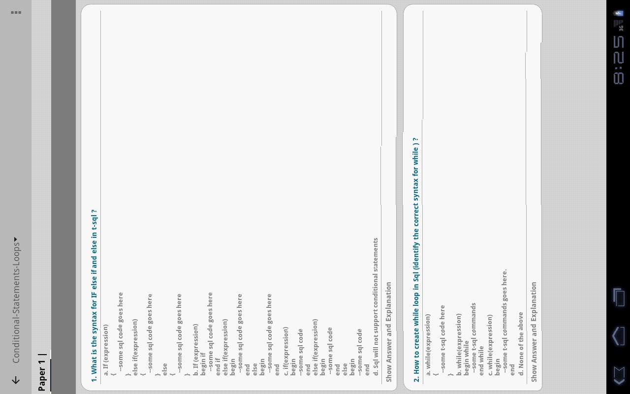 SQL Questions and SQL Qu...截图2